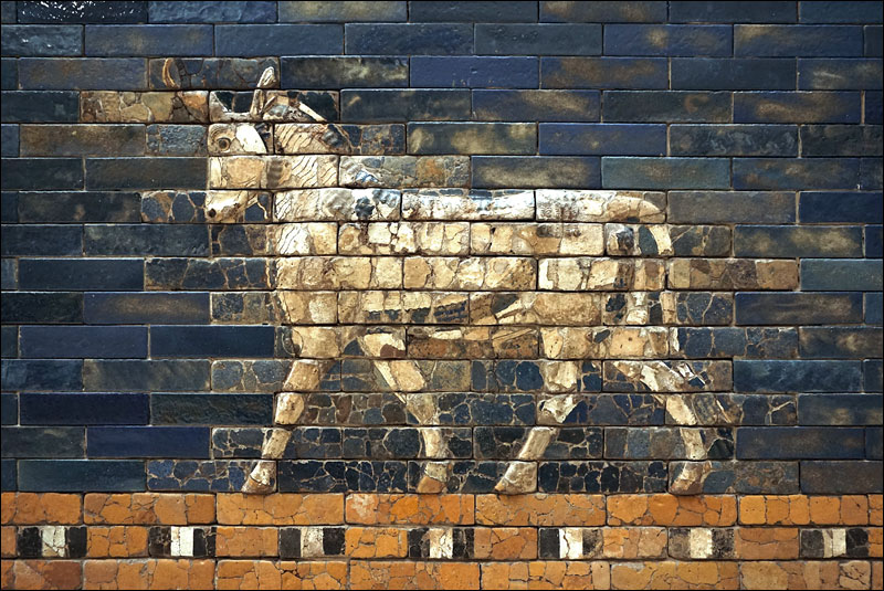 an aurochs from the Ishtar Gate